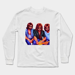 Cartoon de grupo musical británico de Disco Long Sleeve T-Shirt